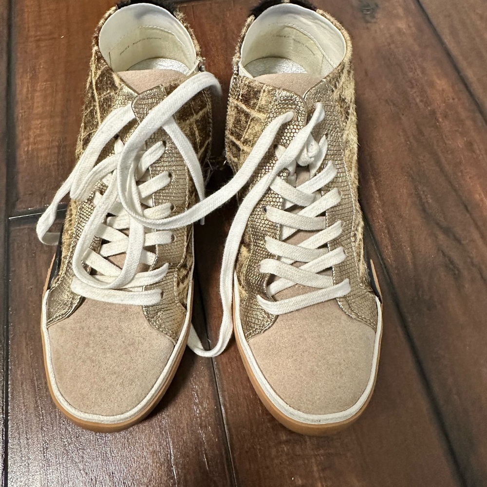 Dolce vista 6.5 unique sneakers with multiple fabric design